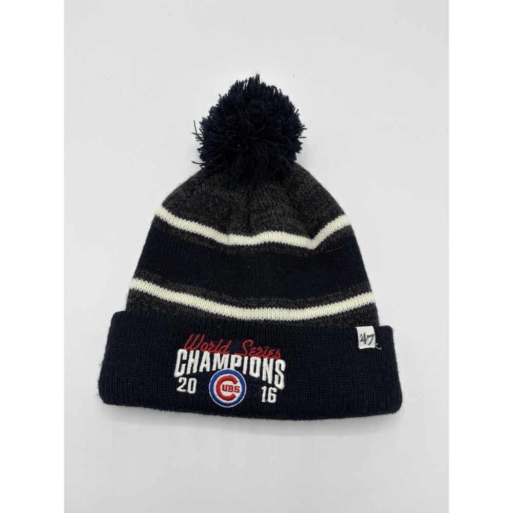 MLB Chicago Cubs 2016 world series champion Beanie Hat Forty Seven 47 Brand OSFM